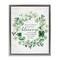 Stupell Industries Irish Proverb Wreath Floater Framed Art